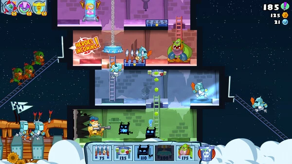 Screenshot of Castle Doombad: Free To Slay showing a portion of gameplay